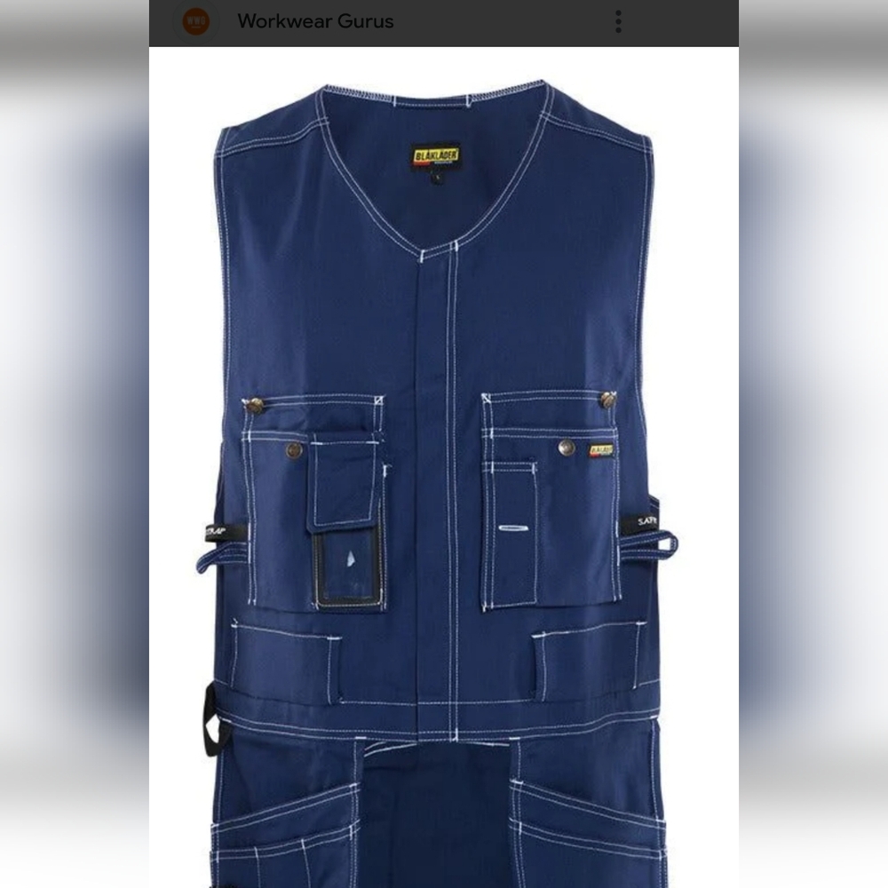 Blakladar Blue Tool Vest